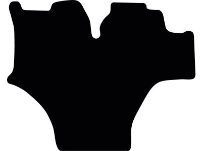 Fußmatte Gummi schwarz, für Case IH Traktor Quantum V, ab Bj. 23