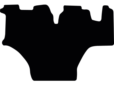 Fußmatte Gummi schwarz, für Case IH Traktor Quantum N, ab Bj. 23