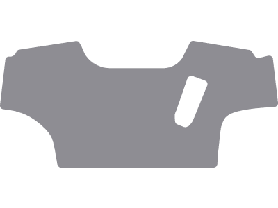 Fußmatte Gummi hellgrau, für Massey Ferguson Traktor 8S, ab Bj. 19