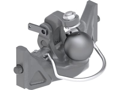 scharmüller Kugeleinsatz "K80® Light" mit Adapterplatte W311, 311/22/30 mm, Fendt grau, für Traktor mit Anhängebock, 05.6311.55-A11 scharmüller Kugeleinsatz "K80® Light" mit Adapterplatte W311, 311/22/30 mm, Fendt grau, für Traktor mit Anhängebock, 05.6311.55-A11