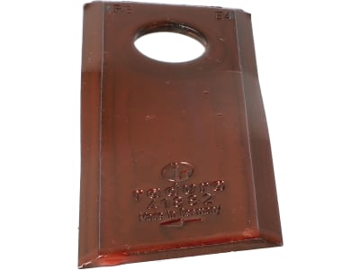 radura® Kreiselmäherklinge 93 x 40 x 3 mm, rechts, gedreht, für Mähwerk Case IH, John Deere,  Kverneland, PZ, 41882.01