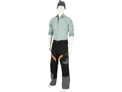 STIHL Schnittschutz-Bundhose "Advance X-Flex" schwarz; warnorange Schnittschutzklasse 1 (20 m/s)