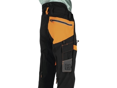 STIHL Schnittschutz-Bundhose "Advance X-Flex" schwarz; warnorange Schnittschutzklasse 1 (20 m/s)