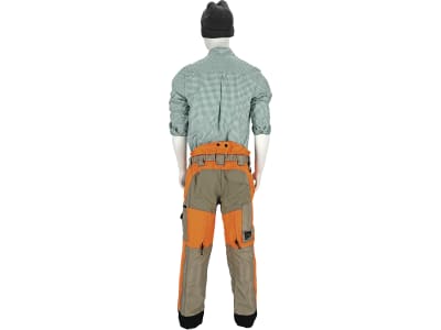 STIHL Schnittschutz-Bundhose "Dynamic Vent", warnorange; schwarz; kaki, Schnittschutzklasse 1 (20 m/s), Mod. 2022/2023