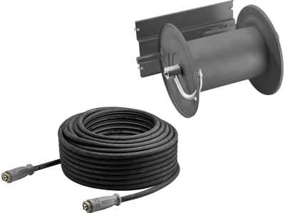 Kärcher® Schlauchaufroller mit HD-Schlauch 40 m/DN 10, Metall pulverbeschichtet, 9.702-394.0 Kärcher® Schlauchaufroller mit HD-Schlauch 40 m/DN 10, Metall pulverbeschichtet, 9.702-394.0