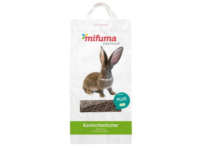 Mifuma Premium Plus Kaninchenfutter für mittelgroße Kaninchenrassen und große Rassen in Zuchtruhe Pellet 5 kg Sack