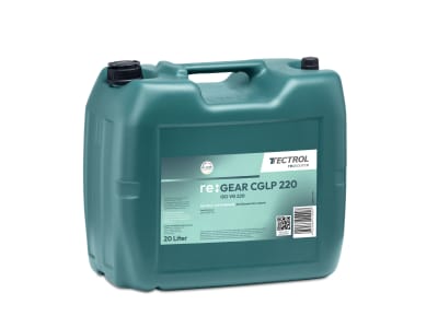 TECTROL re:GEAR CLP 220 ISO VG 220 CGLP, Zentalschmierung, Bettbahn- und Gleitbahnöl, demulgierend, CO₂ reduziert TECTROL re:GEAR CLP 220 ISO VG 220 CGLP, Zentalschmierung, Bettbahn- und Gleitbahnöl, demulgierend, CO₂ reduziert