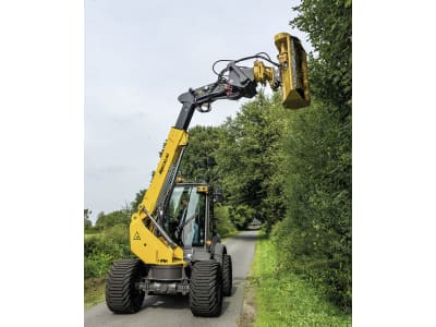 MECALAC Schwenklader "AS900TELE" Z-Kinematik, Teleskoparm, Hubkraft 3.700 daN, 55,4 kW (75 PS) bei 2.300 min⁻¹, 0 – 20 km/h
