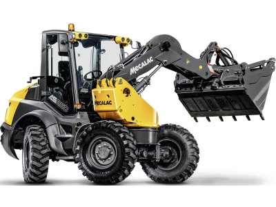 MECALAC Schwenklader "AS850" Hubkraft 4.000 daN, 55,4 kW (75 PS) bei 2.300 min⁻¹, 0 – 20 km/h, Z-Kinematik