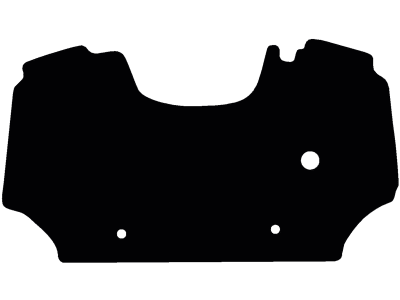 Fußmatte Velours schwarz, für Lamborghini Traktor Serie R2, mit elektronischem Gaspedal Fußmatte Velours schwarz, für Lamborghini Traktor Serie R2, mit elektronischem Gaspedal