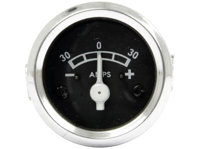 Amperemeter unbeleuchtet, Anzeigebereich 0 bis 30 A, für Case IH, Landini, Massey Ferguson Amperemeter unbeleuchtet, Anzeigebereich 0 bis 30 A, für Case IH, Landini, Massey Ferguson