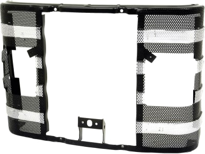 Kühlergrill mit Scheinwerferöffnung für Massey Ferguson 135, 135 Petrol, 148 ab Fg. Nr. 400001 (14"/355 mm) Kühlergrill mit Scheinwerferöffnung für Massey Ferguson 135, 135 Petrol, 148 ab Fg. Nr. 400001 (14"/355 mm)