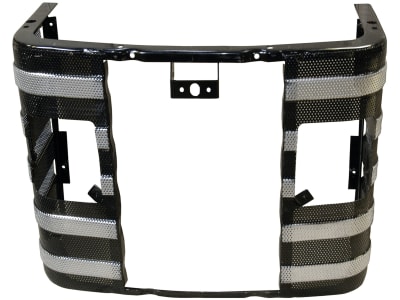 Kühlergrill mit Scheinwerferöffnung für Massey Ferguson 165, 168, 175, 178, 185, 188 Kühlergrill mit Scheinwerferöffnung für Massey Ferguson 165, 168, 175, 178, 185, 188