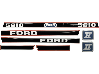 Aufklebersatz "Ford 5610 Force II" für Ford New Holland, Vergl. Nr. Ford New Holland: 83952740 Aufklebersatz "Ford 5610 Force II" für Ford New Holland, Vergl. Nr. Ford New Holland: 83952740