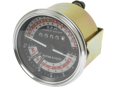 Traktormeter Ø 79/89 mm, 0 bis 24 km/h, für Massey Ferguson 165, 168, 175, 178, 185, 188 Traktormeter Ø 79/89 mm, 0 bis 24 km/h, für Massey Ferguson 165, 168, 175, 178, 185, 188