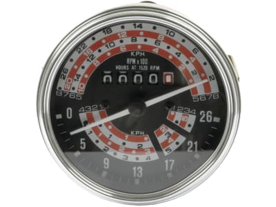 Traktormeter Ø 78/89 mm, 0 bis 26 km/h, für Massey Ferguson 135, 148