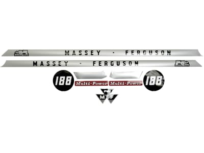 Aufklebersatz "MF 188" für Massey Ferguson Aufklebersatz "MF 188" für Massey Ferguson