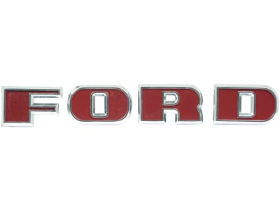 Typenschild "Ford" für Traktor Ford