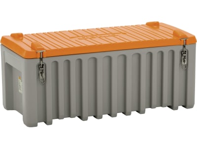 Cemo Werkzeugbox "CEMbox" 250 l 120 x 54 x 60 cm, PE (Polyethylen), grau; orange, 10332