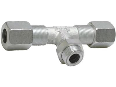 T-Verschraubung "T-FI-15", Druckluft, metrisch, Form B, M 22 x 1,5 T-Verschraubung "T-FI-15", Druckluft, metrisch, Form B, M 22 x 1,5