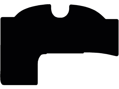 Fußmatte Velours schwarz, für Ford New Holland Traktor CX 5000, CX 6000, ab Bj. 03.11 Fußmatte Velours schwarz, für Ford New Holland Traktor CX 5000, CX 6000, ab Bj. 03.11