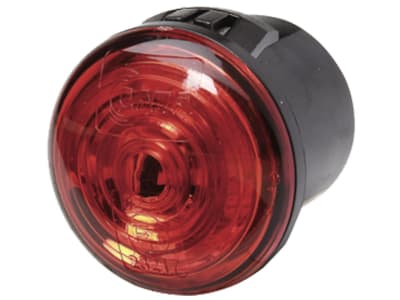 Hella® LED-Positionsleuchte rund, hinten, rot, Ø 30 mm, N/A, E4