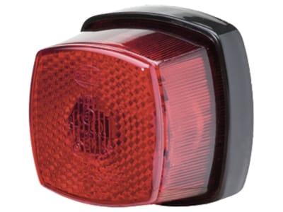 Hella® Schlussleuchte quadratisch, links/rechts, 62 x 62 x 46 mm, C5W, Schlusslicht, 2TM 357 012-011 Hella® Schlussleuchte quadratisch, links/rechts, 62 x 62 x 46 mm, C5W, Schlusslicht, 2TM 357 012-011