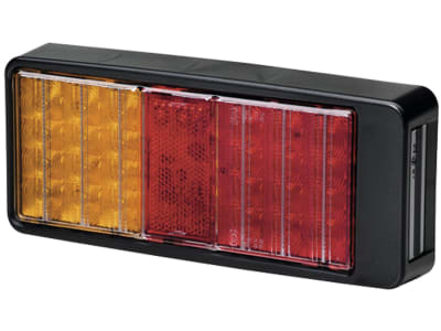Hella® LED-Schlussleuchte quadratisch, 223 x 98 x 35 mm, Schluss-, Brems- und Blinklicht mit Rückstrahler, 9 – 36 V DC, 2VA 357 020-011 Hella® LED-Schlussleuchte quadratisch, 223 x 98 x 35 mm, Schluss-, Brems- und Blinklicht mit Rückstrahler, 9 – 36 V DC, 2VA 357 020-011