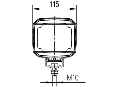 HELLA | 1GA 995 606-071 | LED-Arbeitsscheinwerfer | Ultra Beam LED | Gen.  II | Nahfeldausleuchtung | 12V / 24V