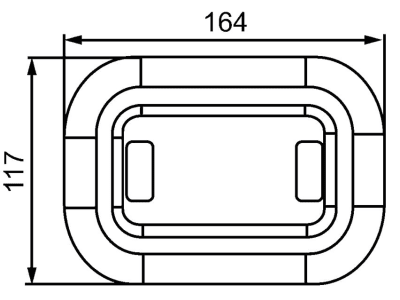 Hella® LED-Blinkleuchte eckig, hinten links/rechts, 164 x 117 x 35 mm, 12 – 24 V DC, 13 LEDs, E9 11523, 2BA 357 025-011