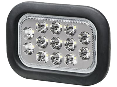 Hella® LED-Rückfahrscheinwerfer quadratisch, 164 x 117 x 35 mm, 12 – 24 V DC, 2ZR 357 025-021 Hella® LED-Rückfahrscheinwerfer quadratisch, 164 x 117 x 35 mm, 12 – 24 V DC, 2ZR 357 025-021