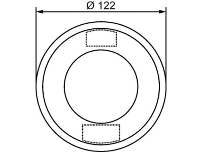 Hella® LED-Schlussleuchte rund, E9 6651, 24 LEDs, Schluss- und Bremslicht, 10 – 30 V DC, 2SB 357 027-011