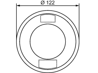 Hella® LED-Blinkleuchte rund, vorn/hinten links/rechts, Ø außen 122 mm, 10 – 30 V DC, 24 LEDs, E9 6652, 2BA 357 027-021