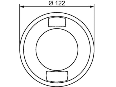 Hella® LED-Nebelschlussleuchte rund, rot, Ø außen 122 mm, 10 – 30 V DC, E9 1184, 2NE 357 027-031