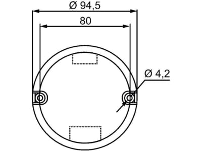 Hella® LED-Schlussleuchte rund, E9 6650, Schluss-, Brems- und Blinklicht, 10 – 30 V DC, 2SD 357 028-001