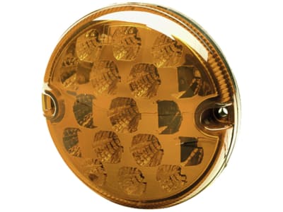 Hella® LED-Blinkleuchte rund, vorn/hinten links/rechts, Ø außen 94,5 mm, 10 – 30 V DC, 17 LEDs, E9 6571, 2BA 357 028-021 Hella® LED-Blinkleuchte rund, vorn/hinten links/rechts, Ø außen 94,5 mm, 10 – 30 V DC, 17 LEDs, E9 6571, 2BA 357 028-021