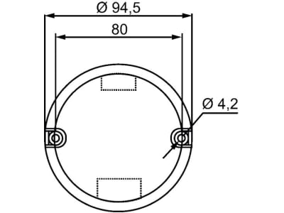 Hella® LED-Blinkleuchte rund, vorn/hinten links/rechts, Ø außen 94,5 mm, 10 – 30 V DC, 17 LEDs, E9 6571, 2BA 357 028-021