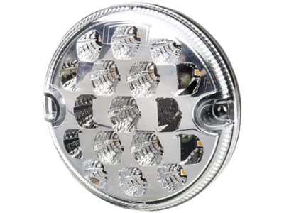 Hella® LED-Blink-Positionsleuchte rund, vorn links/rechts, Ø außen 94,5 mm, 10 – 30 V DC, 17 LEDs, E9 6654; ECE, 2BE 357 028-051