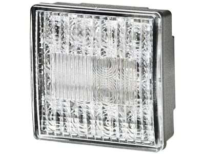 Hella® LED-Rückfahrscheinwerfer quadratisch, 80 x 80 x 33,7 mm, 12 – 24 V DC