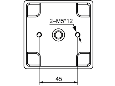 Hella® LED-Nebelschluss-/Rückfahrleuchte eckig, links/rechts, weiß, 80 x 80 x 33,7 mm, 12 V DC, E4 17063, 2NR 357 029-061