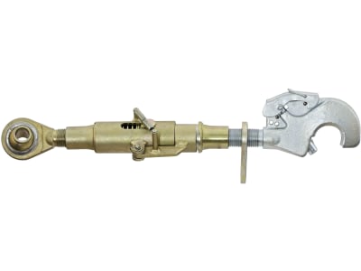 Teleskop-Oberlenker mit Klappverriegelung und Fanghaken, A Kat. 2; B Kat. 3/2, 500 – 700 mm, M 36 x 3, für Fronthydraulik Teleskop-Oberlenker mit Klappverriegelung und Fanghaken, A Kat. 2; B Kat. 3/2, 500 – 700 mm, M 36 x 3, für Fronthydraulik