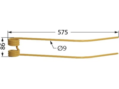 Schwaderzinken 575 x 86 x 9 mm für Niemeyer Schwaderzinken 575 x 86 x 9 mm für Niemeyer