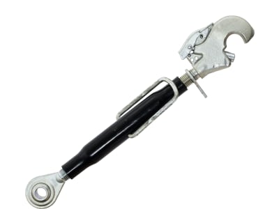 Oberlenker Kat. 2/20,25 mm mit Fanghaken und Kugelgelenk, M 30 x 3,5, Hülse pulverbeschichtet, für John Deere Oberlenker Kat. 2/20,25 mm mit Fanghaken und Kugelgelenk, M 30 x 3,5, Hülse pulverbeschichtet, für John Deere