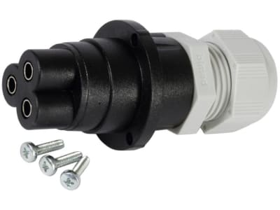 Faster® Elektroeinsatz für 3-poligen Stecker "MST", MST-E08S Faster® Elektroeinsatz für 3-poligen Stecker "MST", MST-E08S