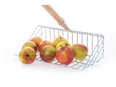 RuckZuck Sammelrechen 3in1 mit Aufnahmekorb Apfelsammler mit Aufnahmekorb, verzinkt, auch als Zapfen- und Obstsammler RuckZuck Sammelrechen 3in1 mit Aufnahmekorb Apfelsammler mit Aufnahmekorb, verzinkt, auch als Zapfen- und Obstsammler