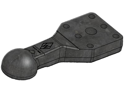 Walterscheid Kalotte "ZZK80-115", mit flachem Flansch B x H 130 × 115 mm, für Zugdeichsel mit Kugel 80 Zug-Kugelkupplung, 8004441 Walterscheid Kalotte "ZZK80-115", mit flachem Flansch B x H 130 × 115 mm, für Zugdeichsel mit Kugel 80 Zug-Kugelkupplung, 8004441