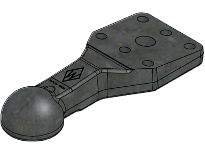 Walterscheid Kalotte "ZKK80-115S", mit flachem Flansch B x H 130 × 115 mm, für Zugdeichsel mit Kugel 80 Zug-Kugelkupplung, 8004442 Walterscheid Kalotte "ZKK80-115S", mit flachem Flansch B x H 130 × 115 mm, für Zugdeichsel mit Kugel 80 Zug-Kugelkupplung, 8004442