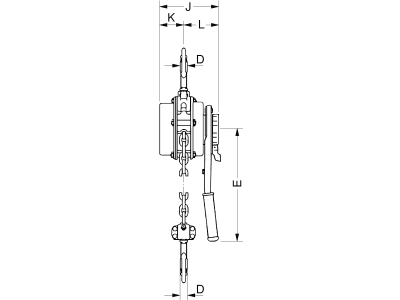 CMCO Hebelzug "HZ S 1500" Tragkraft 1.500 kg