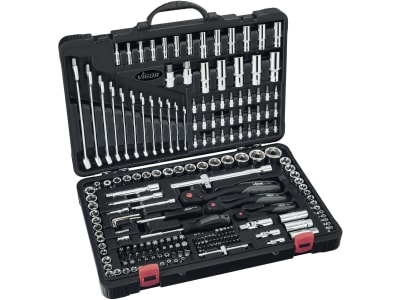 Vigor® Steckschlüsselsatz 1/4 "; 3/8 "; 1/2 ", 216-teilig Vigor® Steckschlüsselsatz 1/4 "; 3/8 "; 1/2 ", 216-teilig