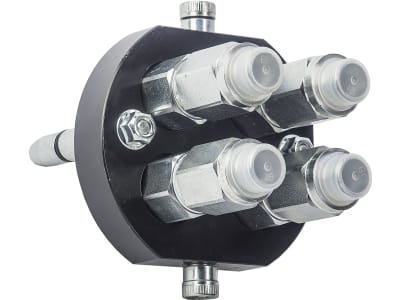Faster® Stecker "MST5" 2P, 4-fach M 18 x 1,5 AG, DN 10, für Multikupplung, Loshälfte Faster® Stecker "MST5" 2P, 4-fach M 18 x 1,5 AG, DN 10, für Multikupplung, Loshälfte